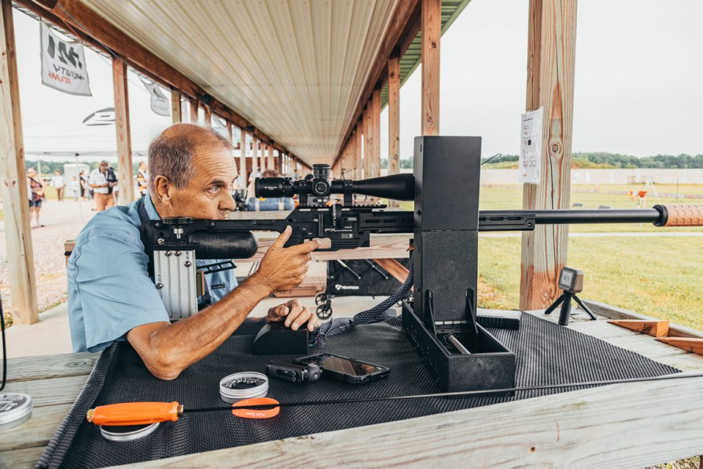 Bill M. shooting an FX Panthera with a remote controlled front rest system