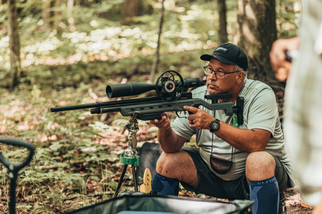 Jeff Farr, shooting a Crosman Challenger, powered up by Airgun Revisions