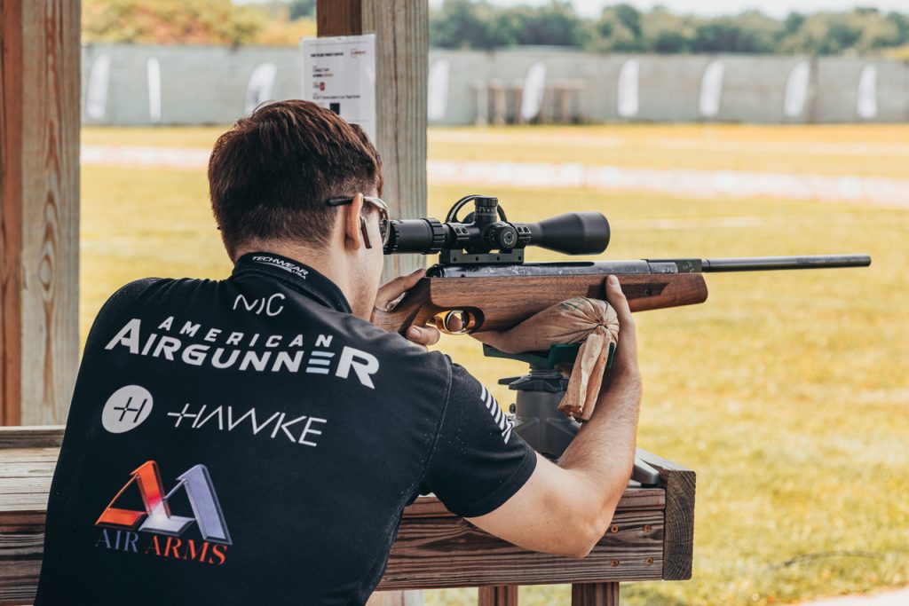 Nic Gregoris and his Air Arms Pro Elite