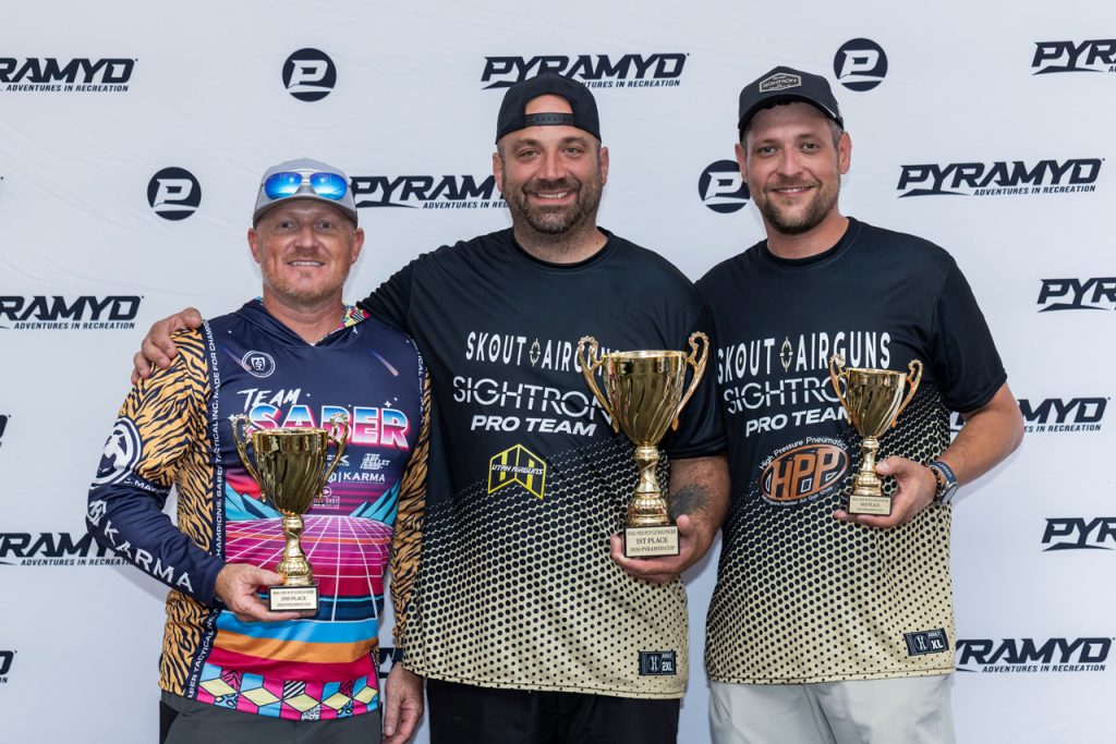 Gunslynger PCP Podium (L-R): Thayne Simmons, Adam Migel, Jeremy Pepin