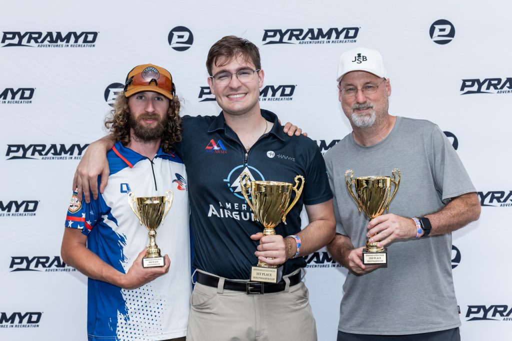 Gunslynger Springer Podium (L-R): Nathan Thomas, Nic Gregoris, Jeff Swartz